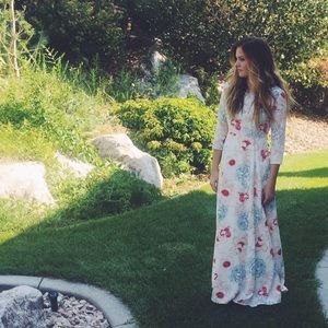 Roolee floral maxi dress, size M, excellent condition